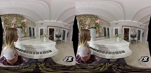  Schoolgirl Seduces Her Piano Teacher! (VR)